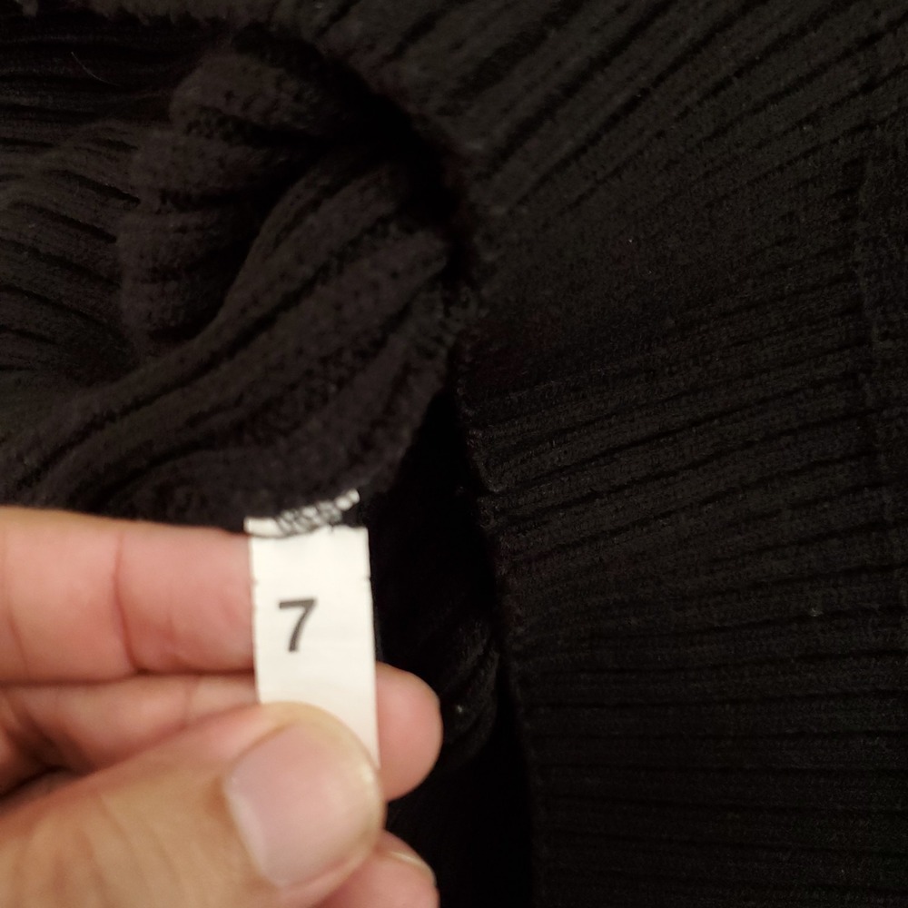 Vintage Commando Jack Young Sweater Men Large Black Tactical US Made Elbow Patch - Picture 12 of 13